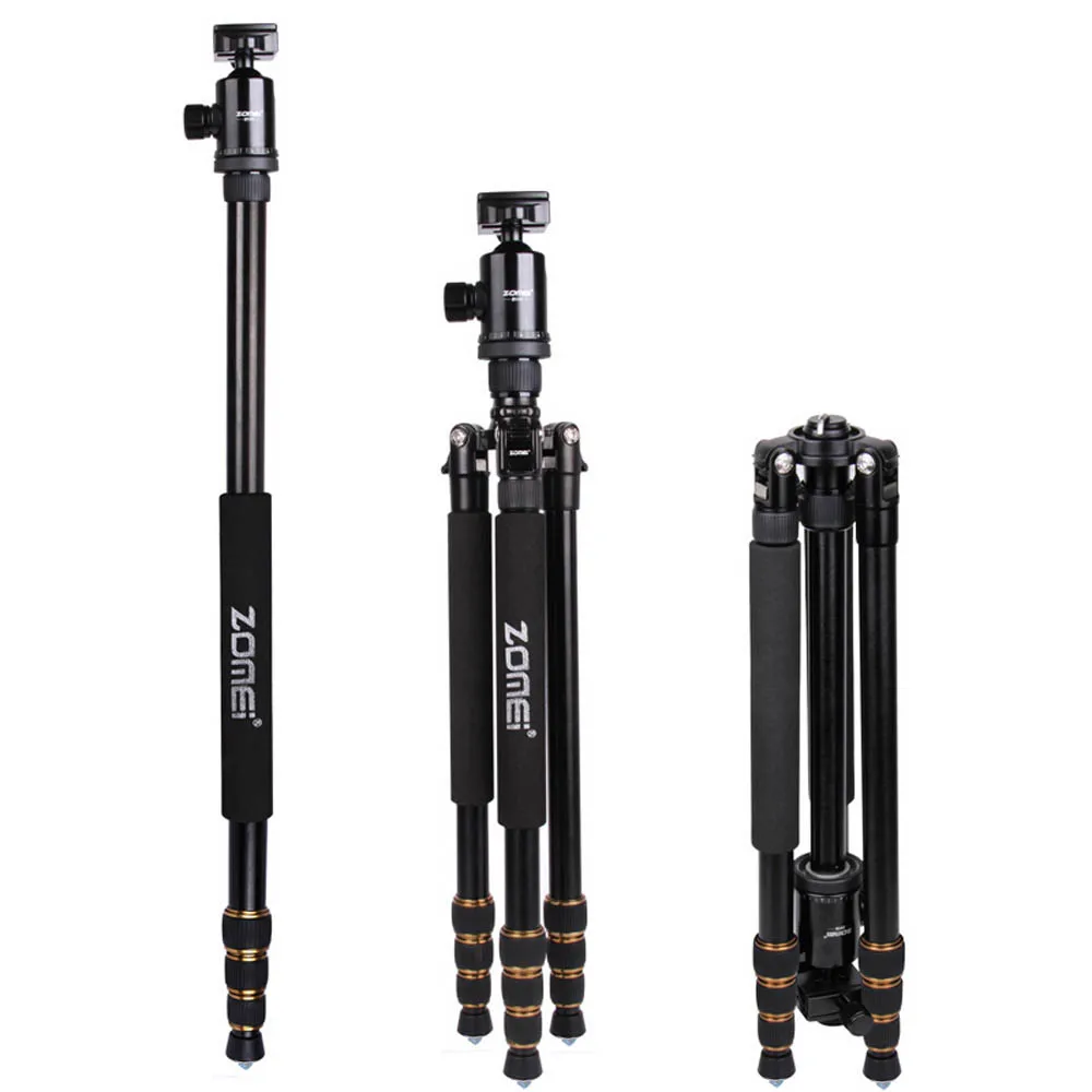  ZOMEI Z688 Professional Portable Camera Tripod Stand Monopod For DSLR Camera Digital Camera With Ba