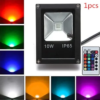 

1pcs /lot dimmable 10W/20W/30W/50W AC85-265V LED Floodlight Water-resistant Environmental-friendly RGB Flood light free shipping