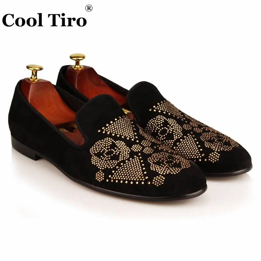Rhinestones Loafers men Flats (1)