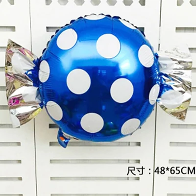 DIY воздушные шарики в виде леденцов украшения на день рождения детский душ Globos Свадебные гелиевые надувные шары игрушки Рождественские воздушные шары - Цвет: blue dot