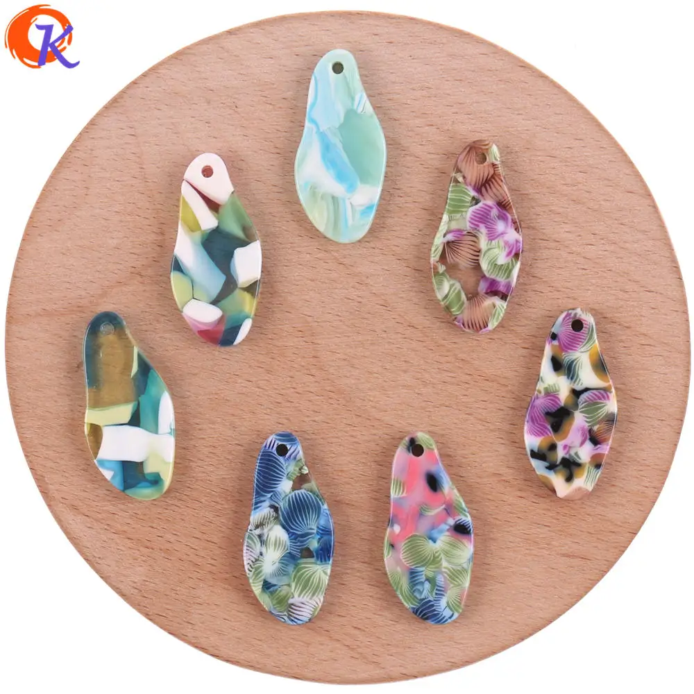 

Cordial Design 13*28MM 100Pcs Jewelry Accessories/Hand Made/Irregular Shape/Acetic Acid Bead/DIY Earring Making/Earring Findings