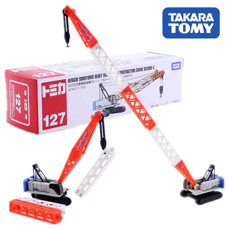 Tomica Hitachi Sumitomo Crane SCX900-3 строительная машина TAKARA TOMY литая металлическая Модель автомобиля игрушки