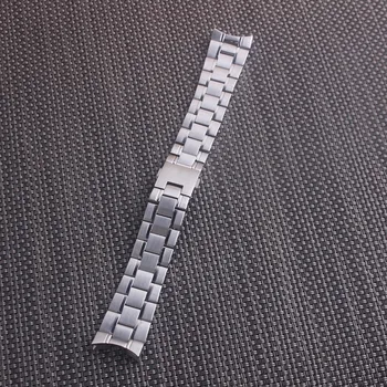 

20mm 22mm Silver Solid Stainless Steel Watch Strap Band For Fits TAG HEUER CARRERA Calibre 1887