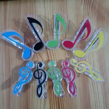 

Wholesale 100 PCS new arrival music clip stationery folder clip,musical note clips Piano Book Page Clips