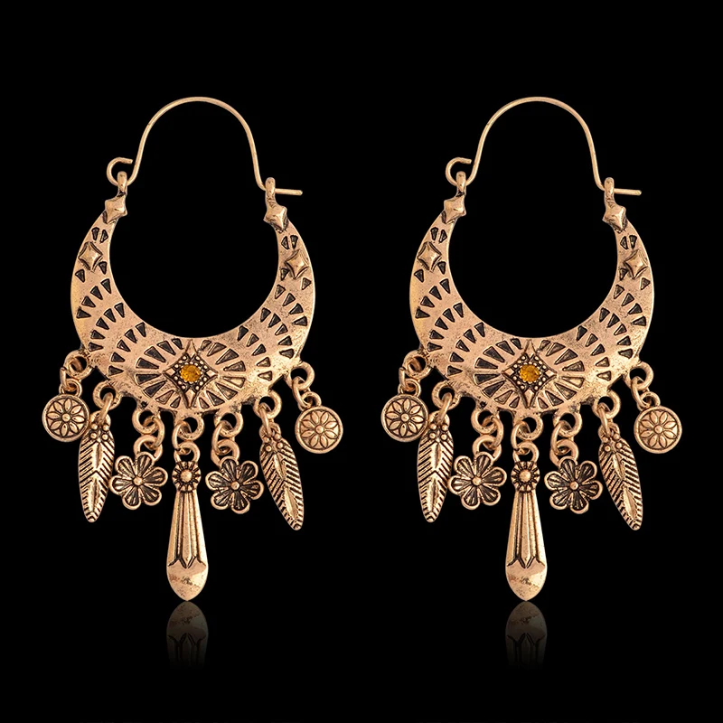 

Ancient Gold Ancient Silver Metal Tassel Dangle Earrings Drop Earring Ear Jewelry Fashion Jewelry Wholesale Gift for her