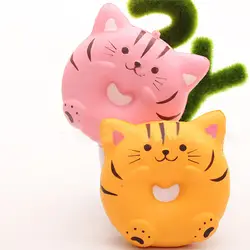 Игрушка кошка Squishy Cat милые медленно расправляющиеся мягкие игрушки Squishy Jumbo Squeeze забавная игрушка-антистресс Игрушка снятие Стресса Squeeze