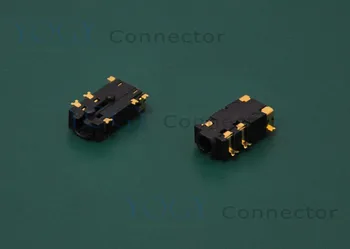 

20pcs 2.5mm Audio Jack, 6 Fixed feet SMT, Headphone Jack Connector, Size 11*5.5*3mm, Widely used in tablets and phones