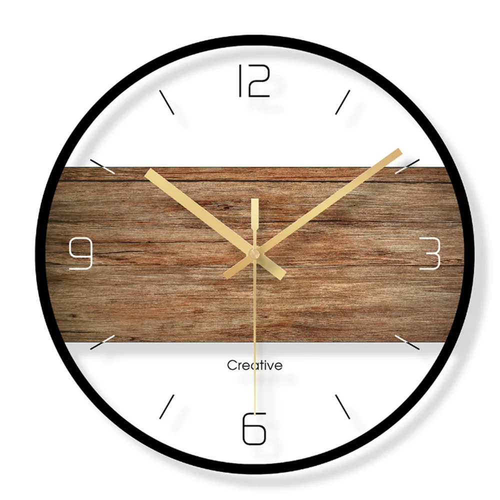 Reloj de pared silencioso Vintage Retro moderno diseño Simple Relojes de pared de madera dormitorio decoración del hogar reloj colgante temporizador 2018 Reloj de pared silencioso Vintage Retro moderno diseño Simple Relojes de pared de madera dormitorio decoración del hogar reloj colgante temporizador 2018