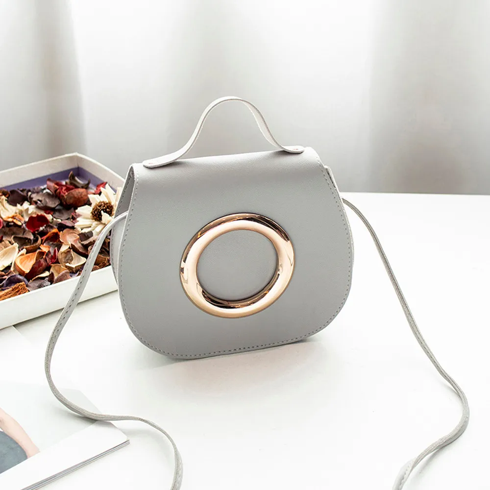 Simple Flap Shoulder PU Leather Bags Women Girls Pure Color Mini Messenger Chest Bag Cross body Handbags Bolsa Feminina #T10