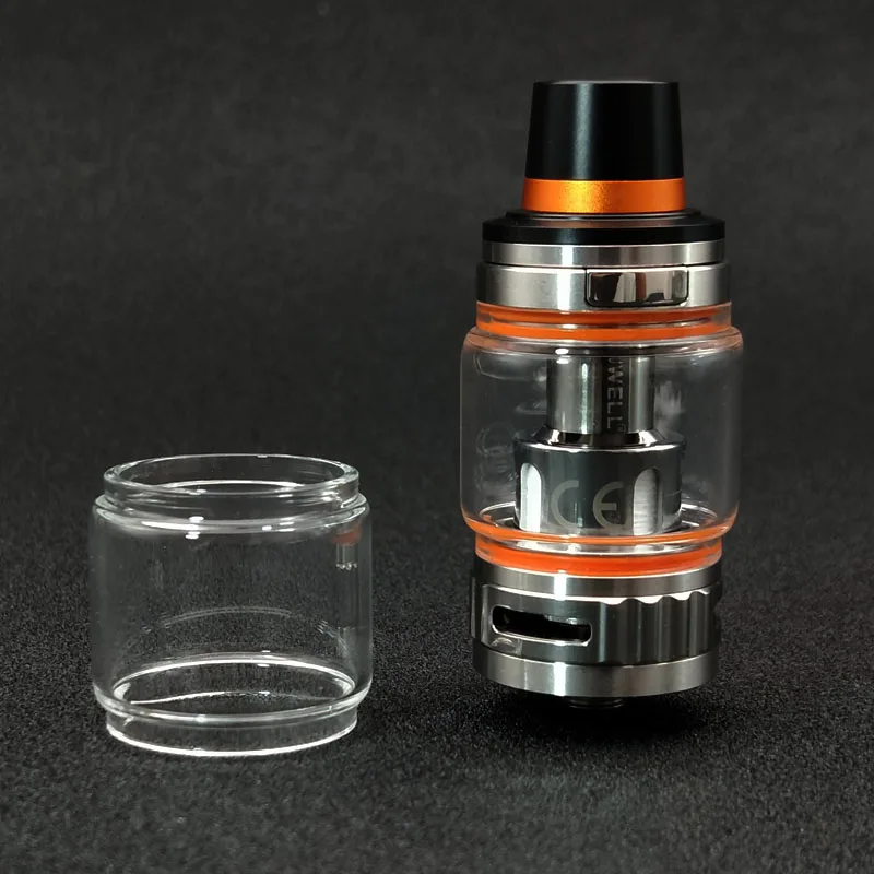 

VapeSoon Glass Tube 5ml/8ml for Uwell VALYRIAN Tank Atomizer Replacement Part Pure Glass Tube