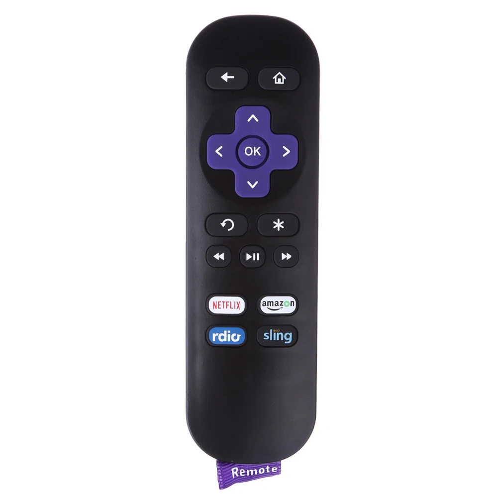 Black Remote Control Latest Generation Replacement Remote Control for ROKU 1/2/3/4, LT HD XD XS