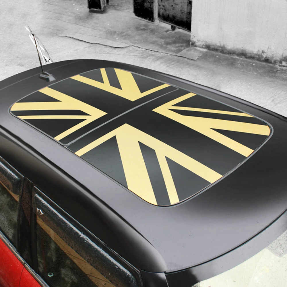 Виниловая наклейка на окно Sunroof Union Jack для MINI Cooper JCW S One F54 F55 F56 F60 R55 автомобильные