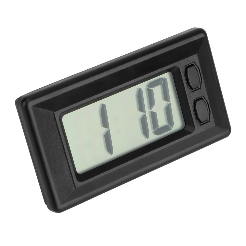 Vehicle Decoration Car Ornaments Self-Adhesive Car LCD Digital Display
Clock Auto Watch Car-Styling Interior Accessories