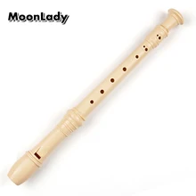 QiMei кларнет флейта сопрано C Ключ 8 отверстий рекордер кларнет Flauta Музыкальные инструменты Вертикальная флейта для студентов и детей