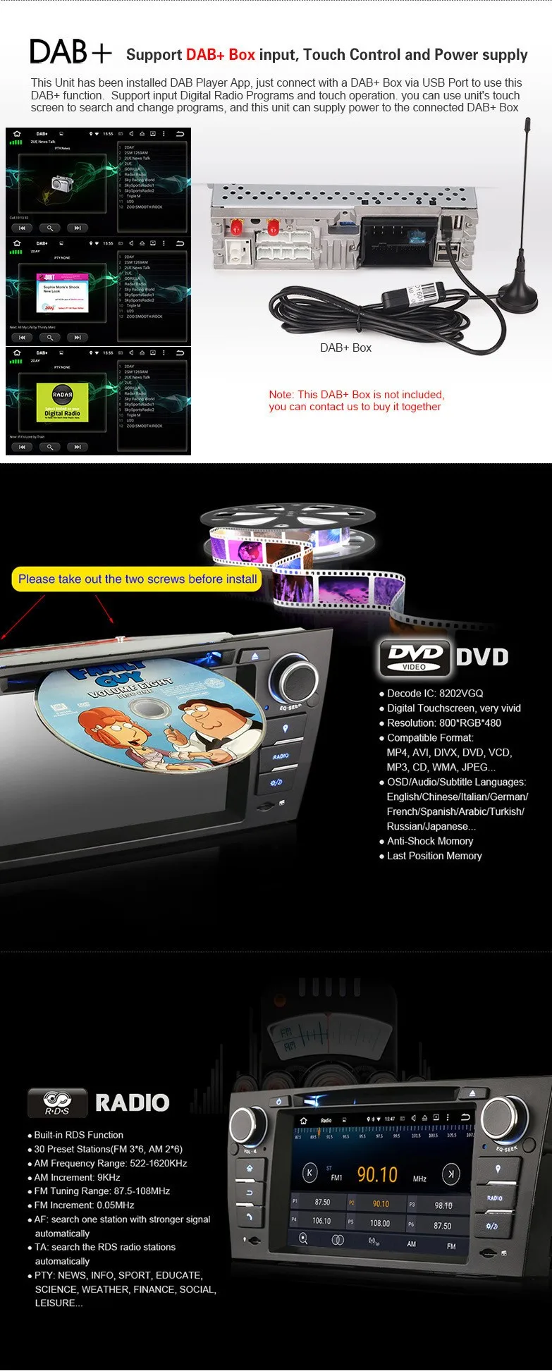 Cheap 7" Quad Core Android 5.1.1 Car Stereo Audio Head Unit Headunit Autoradio for BMW 3 Series E90 E91 E92 E93 318 320 2005-2012 11