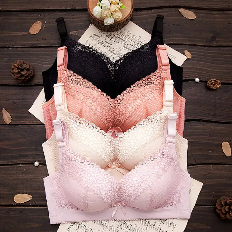

Fashion Bras For Women Sexy Lace Push Up Bras Comfortable Underwear Woman Sexy Bras Brassiere Women's Lingerie Bralette 661BR10