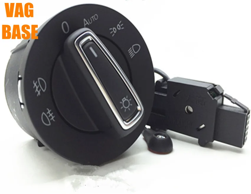 Chrome Auto Headlight Switch With Fog Light Control+Sensor Module For