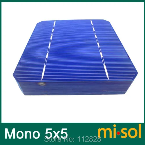 Моно 5x5 DIY Kit для солнечной панели: 40 шт. моно 5x5, ручка поток, использование закладок провода шины