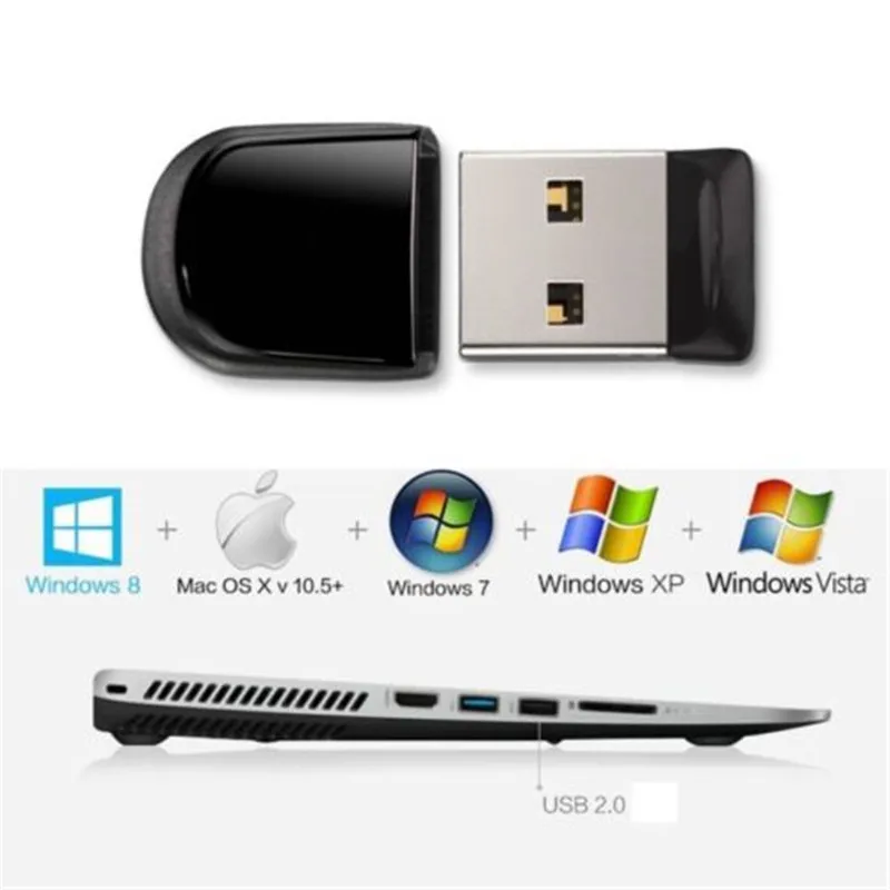 Mini-USB Flash Drive 8 GB 16 Гб 32 ГБ 64 Pendrive USB Stick флэш-накопитель памяти диск для автомобиля PC