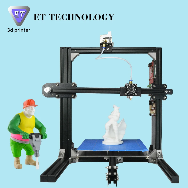  CE FCC Approved 200*200*230mm Printing Size Metal Impressora 3D Free PLA Filament RAMPS Board 3D Printer Machine for Sale 