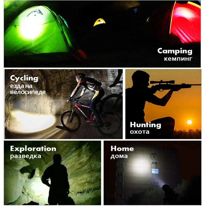 Super Bright Multifunction Portable XPE-R3 COB Lamp Work lanterna Light Flashlight Torch Tool powerful led flashlight #4A30 (6)