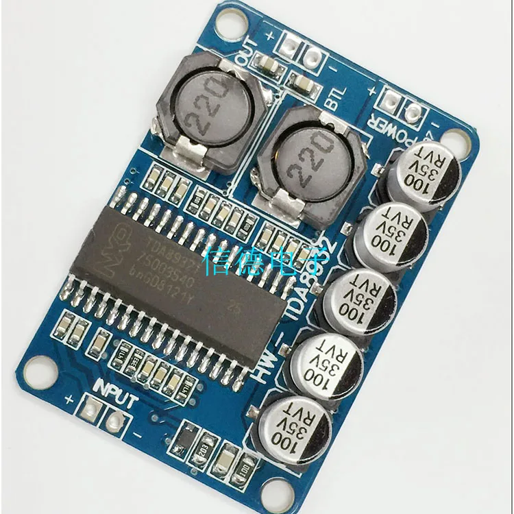 XD 24 mini TDA8932 класс D цифровой усилитель мощности пластина 35 Вт моно|plate|plate amplifier |