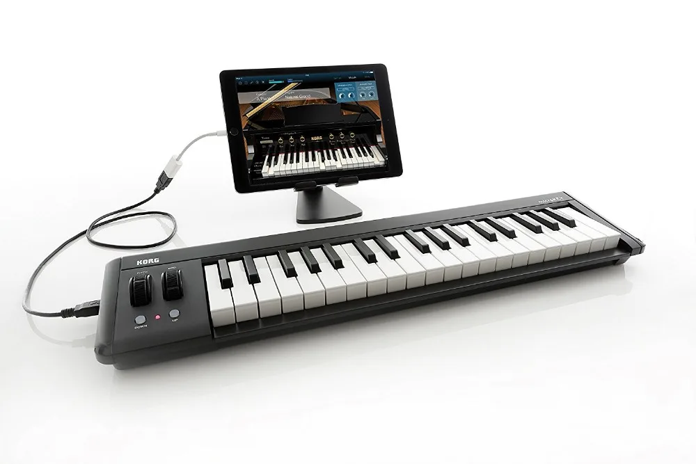 Korg microKEY25 microKEY2-37 Powerable USB MIDI клавиатура контроллер синтезатор кабель барабан электрическое цифровое пианино iPad mac pc