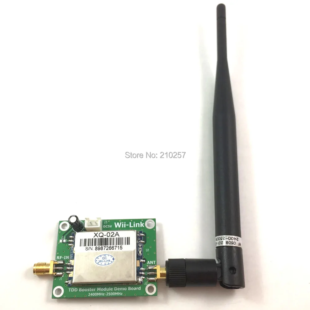 

XQ-02A 2.4Ghz 2W Wifi Zigbee Power Routing Signal Amplifier Signal Enhancement DEMO Board With Wifi Antenna 6dbi Rp-Sma Plug