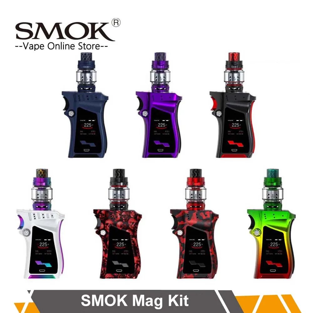 

Authentic SMOK MAG Kit 225W BOX MOD With TFV12 Prince 8ml Tank Electronic Cigarette Vape SMOK Mag Kit VS SMOK G-PRIV 2 Kit