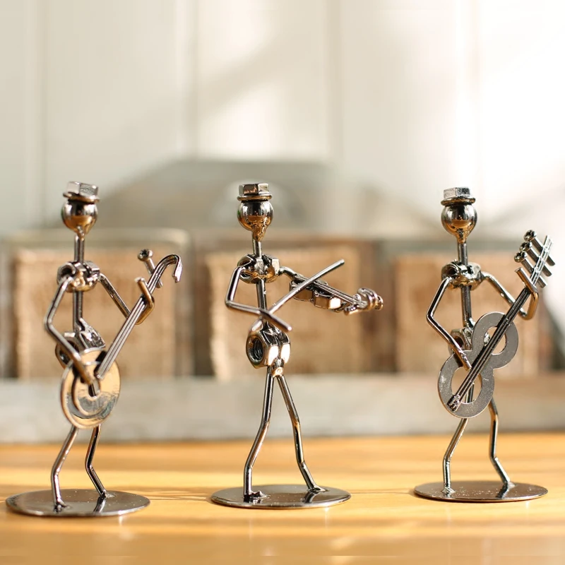Mini Vintage Style Metal Figurines 