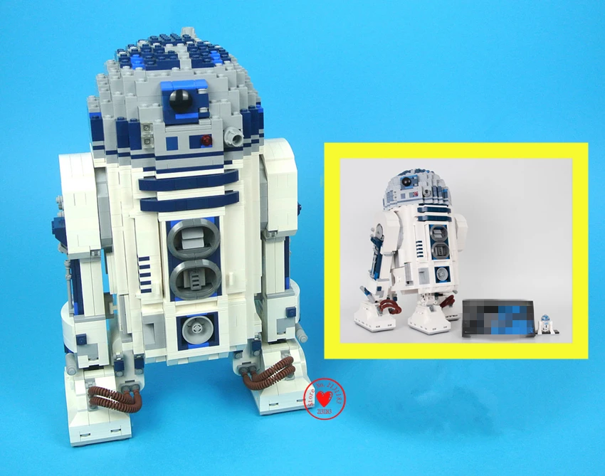 

New 05043 Genuine Star Series The R2 Robot Set D2 Out of print Building Blocks Bricks Toys 10225 wars Kits Toys on Boy Gifts