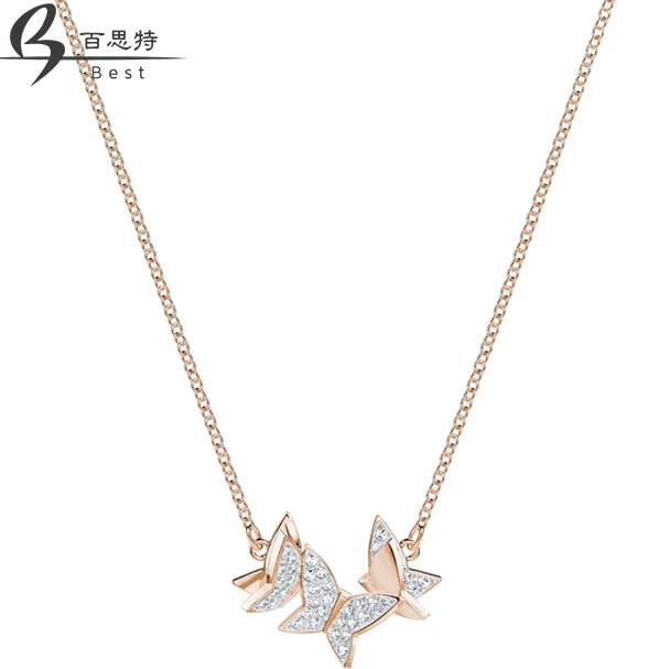 

BEST Romantic Butterfly Model Necklace Women's Clavicle Chain Jewelry Butterfly Dancer With A Gorgeous And Feminine Style