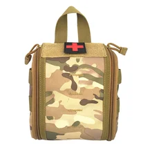 Tactical Molle Medical Kit Pouch Outdoor Emergency Survival Gear Bag First Aid Kit Pouch Tool EDC Hunting Utility Belt Bag 