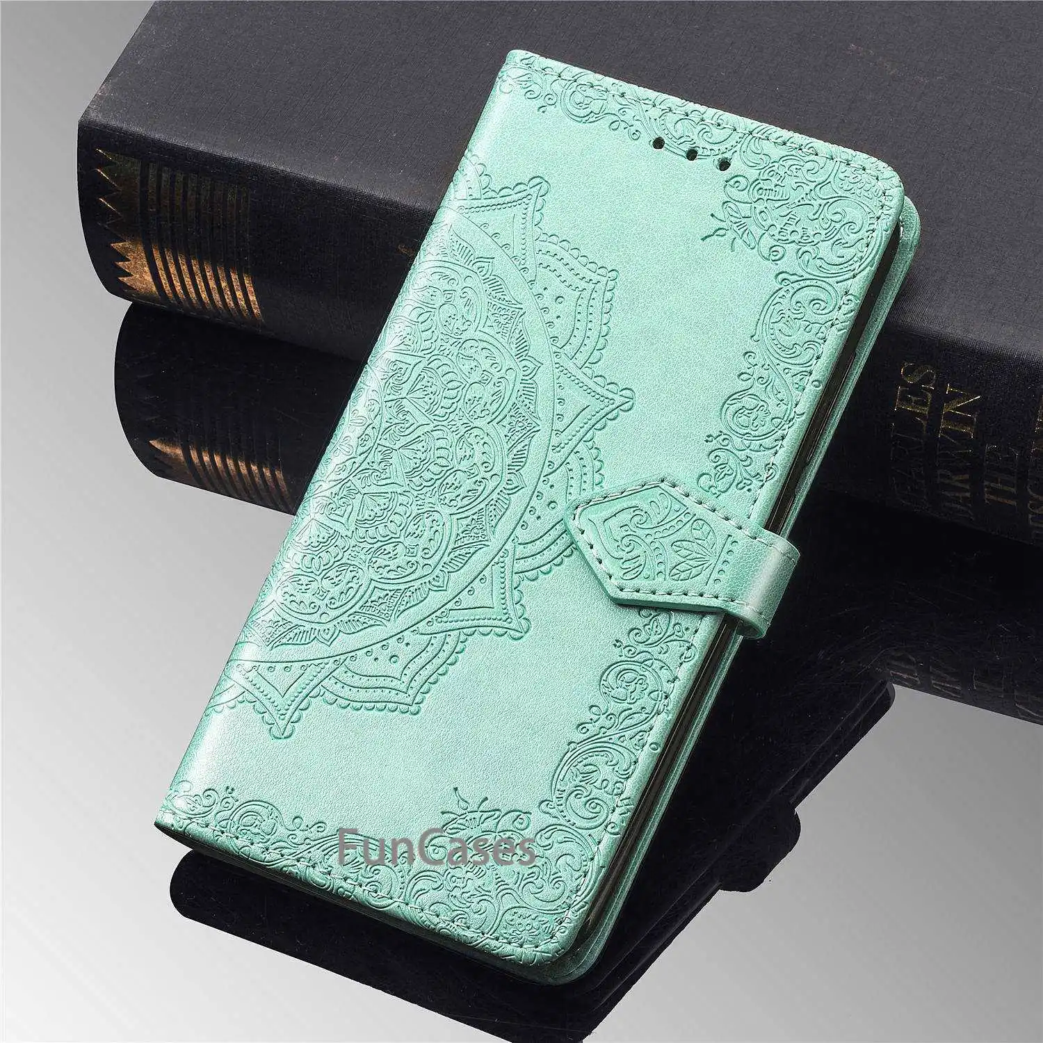 Чехол-книжка с откидной крышкой для huawei Y5 2019 чехол кожаный бумажник