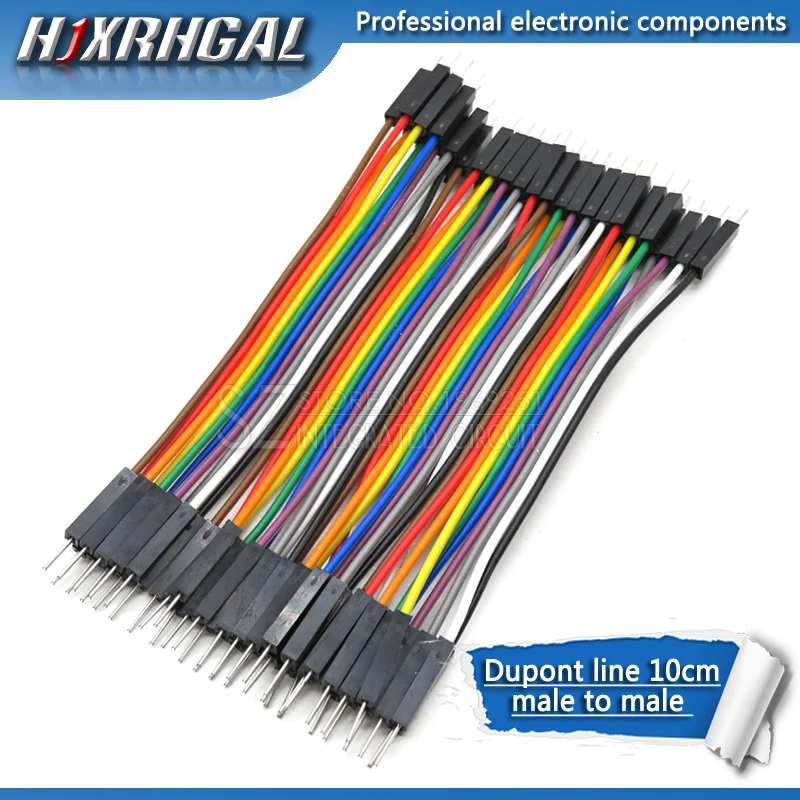Dupont line 120 шт 10 см папа + мама и женщина перемычка провод кабель для Arduino diy kit