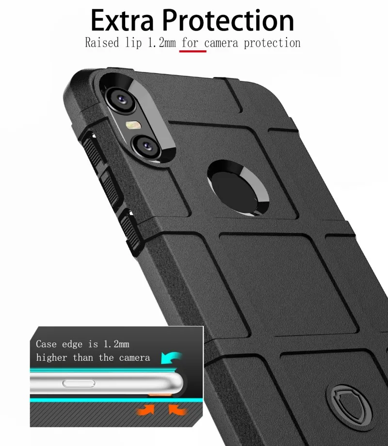 Case for Motorola Moto One P30 Play Note Cover Shockproof Rugged Shield Shell Cover for Moto G6 Plus Z3 Force Play Case (3)