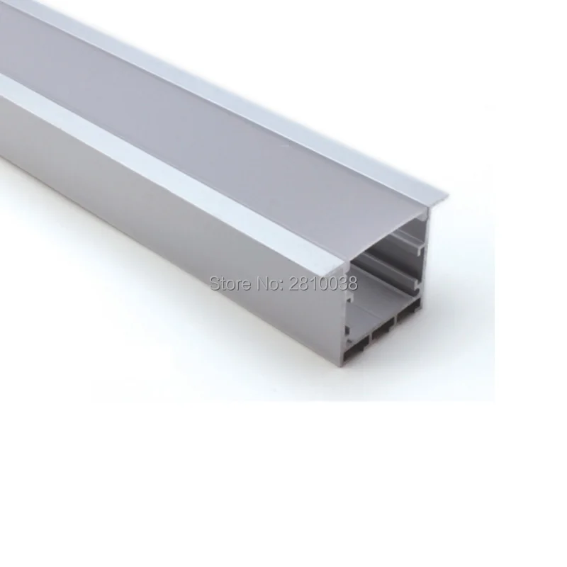 

50 X 2M Sets/Lot Extruded aluminum profile led 2M for led light and T shape led aluminum channel profile for ceiling lights