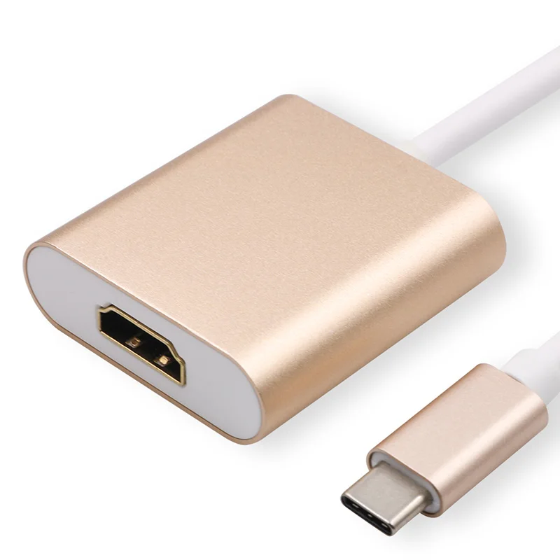 USB 3 1 Тип C к HDMI адаптер 2017 Новый для Apple новый Macbook Chromebook Dell XPS 13 Asus zen AIO поддерживает