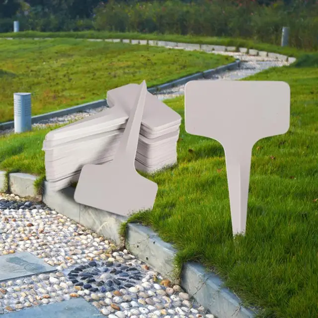 50 pz/set Riutilizzabile Di Piante di Plastica Decorazione del Giardino di tipo 50 pz/set Riutilizzabile Di Piante di Plastica Decorazione del Giardino di tipo