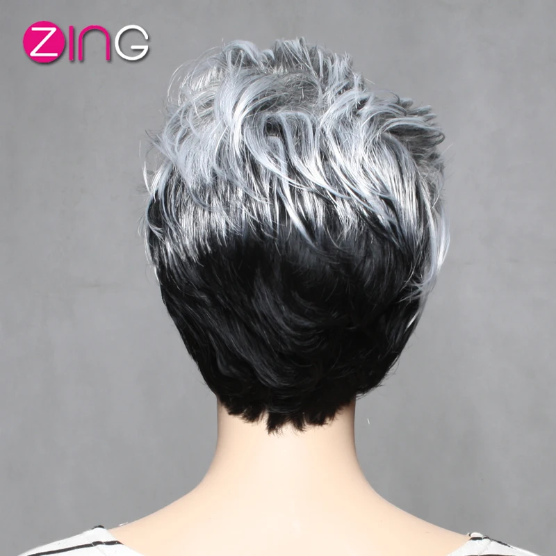 Modern Short Haircuts Wig Fashion Half White Half Black Wig Natural White Synthetic Short Wigs Cosplay Perruque Synthetic Women Wig Pattern Wig Mikuwig Cosplay Aliexpress Modern Short Haircuts Wig Fashion Half White Half Black Wig Natural White Synthetic Short Wigs Cosplay Perruque Synthetic Women Wig Pattern Wig Mikuwig Cosplay Aliexpress