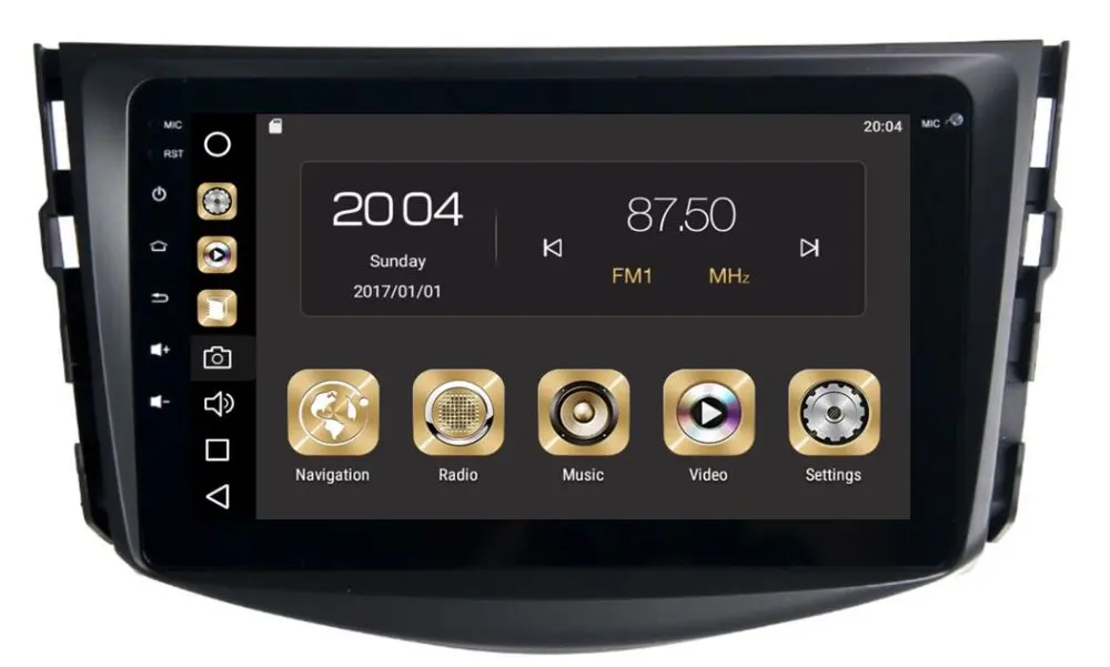 Flash Deal IPS 4GB Ram 8-Core 32GB Rom 8inch Android 9.0 Car Dvd Gps For Toyota RAV4 2009-2012 Radio Multimedia GPS NAVI Audio Vedio stereo 5