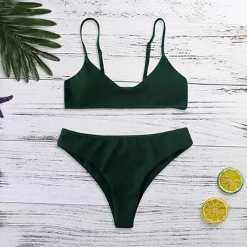 

JAYCOSIN 2018 Women Bra Set Sexy Fashion Push Up Bralette Cheeky Bottom Swimsuit j31
