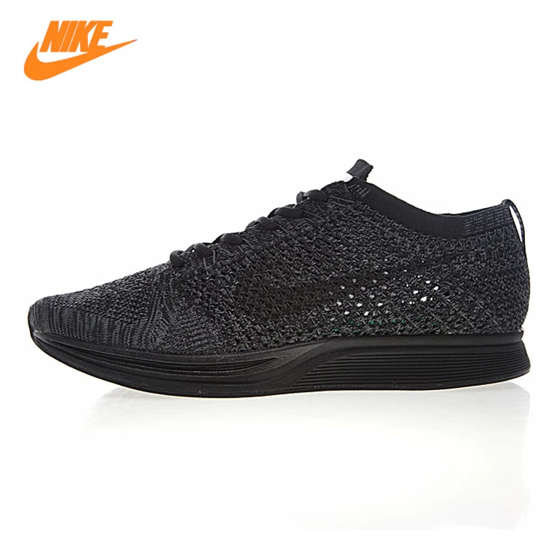 

Nike Flyknit Racer Triple Men's Running Shoes ,Black White ,Sliding Anti-slip Wear Resistant Breathable 526628-009 902366-100