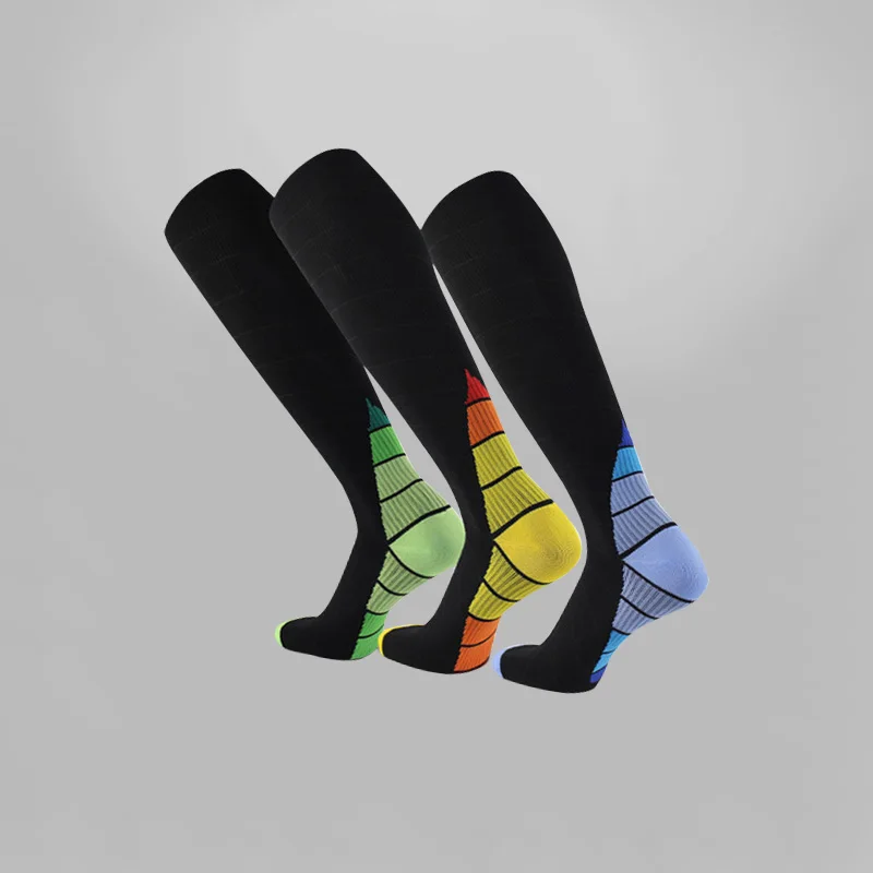

Men Professional Compression Socks Breathable Travel Activities Fit for Nurses Shin Splints Flight Travel Sports Sock