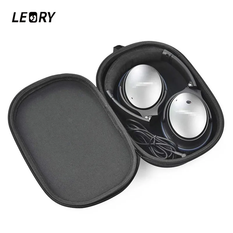 

LEORY Protective EVA Headphone Case Portable Headphone Bag for Bose QC15/QC25/QC35 Convenient Storage Box