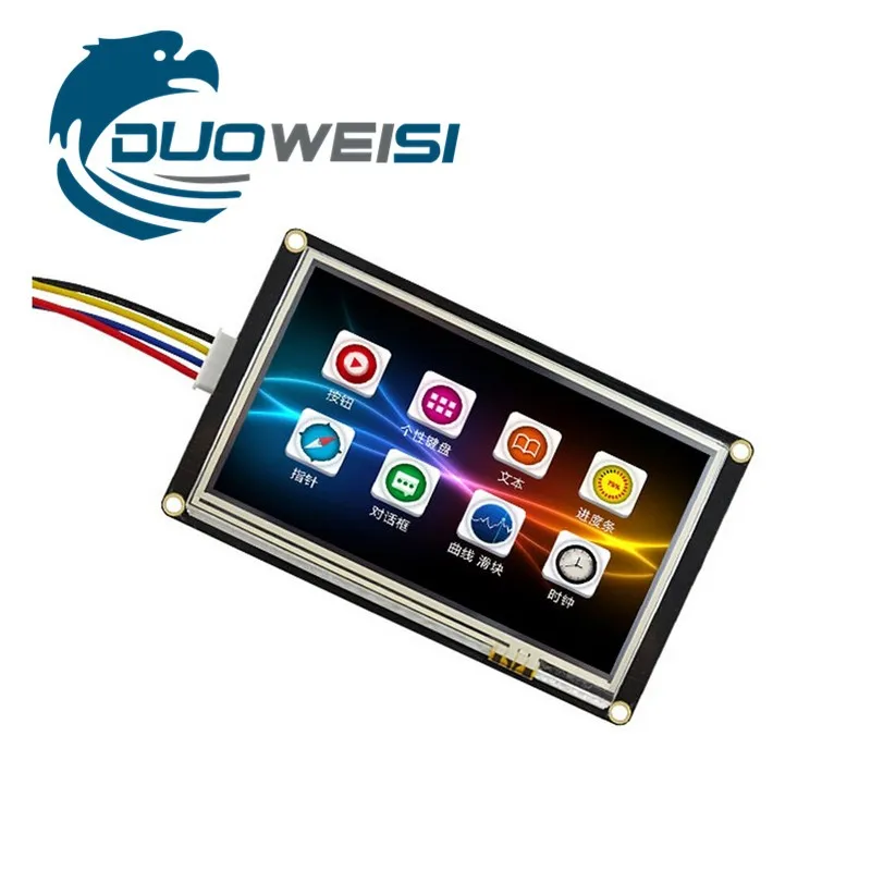 bilder für TJ C8048K050-011R 5 zoll verbesserte serielle USART HMI bildschirm konfiguration bildschirm erweiterte IO EEPROM TFT LCD modul bilder für TJ C8048K050-011R 5 zoll verbesserte serielle USART HMI bildschirm konfiguration bildschirm erweiterte IO EEPROM TFT LCD modul