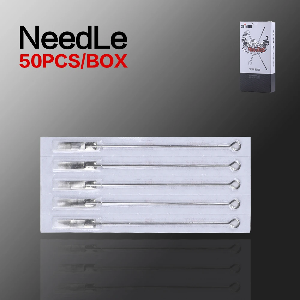 

Solong Tattoo Needles 50 Pcs Disposable Stainless Steel Tattoo Supplies TN03-RS