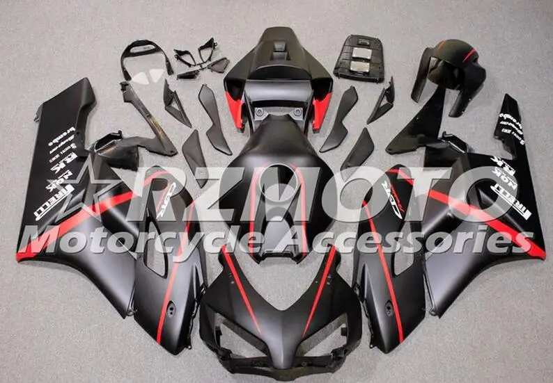 

3Gifts New ABS fairing kit 100% Fit for Honda CBR1000RR 04 05 fairings motorcycle parts CBR 1000 RR 2004 2005 red black matte