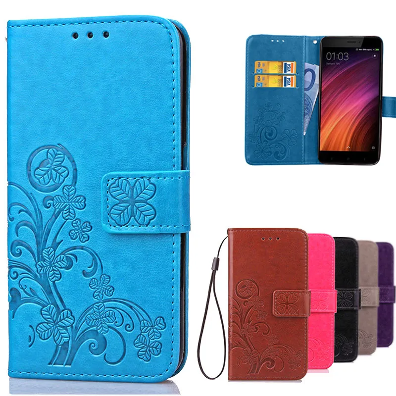 

Xiaomi Redmi 4X Case Luxury Leather Cover Redmi 4X 4 X 5.0 Global Case Silicone Flip Wallet Phone Case For Xiaomi Redmi 4X Cover