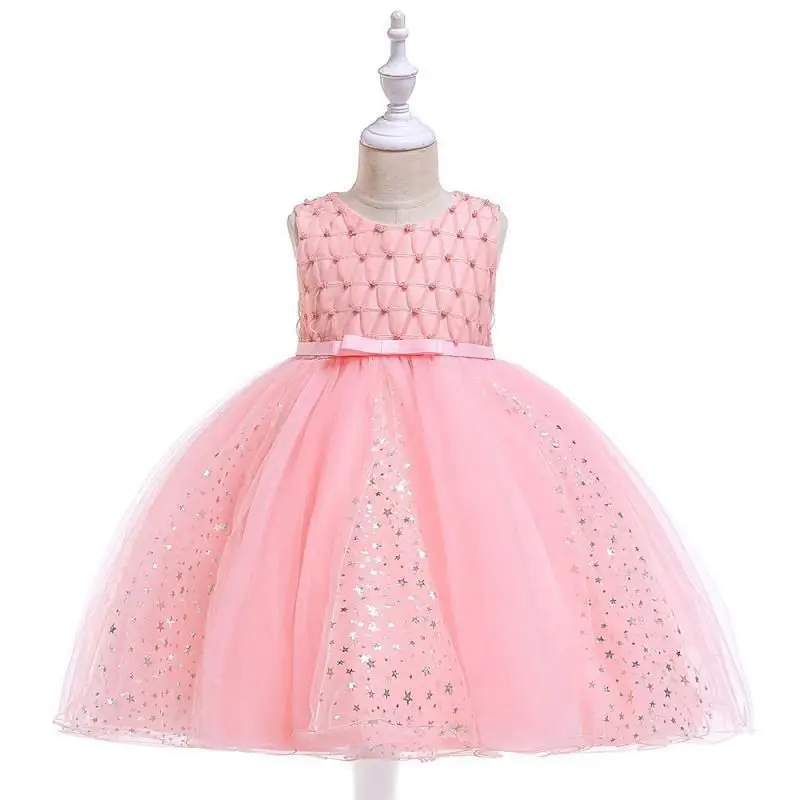 

Summer Tutu Dress for Girls Dresses Kids Clothes Wedding Princess Dress Soild Bowknot Girl Birthday Party Dresses Kids